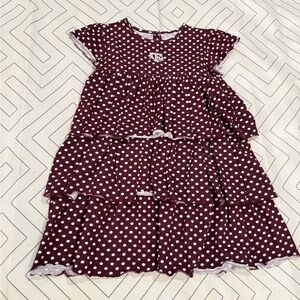 Garb Spotted Tiered Texas A&M Dress